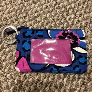 NEW Vera Bradley Zip ID Card Wallet.